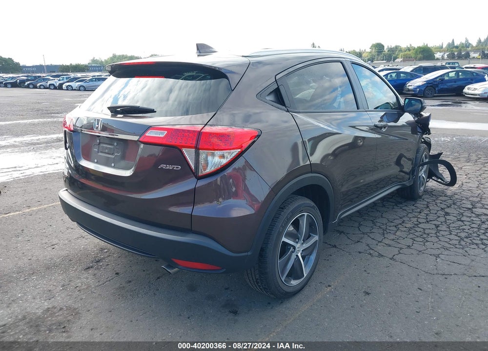 2022 HONDA HR-V AWD EX VIN: 3CZRU6H56NM715555