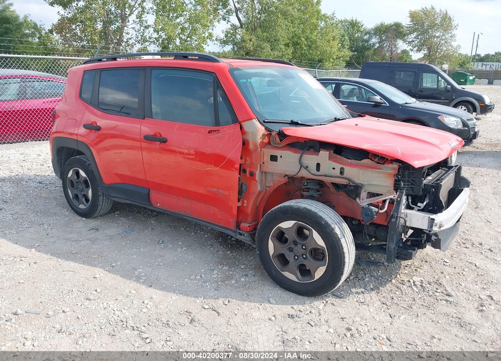 2018 JEEP RENEGADE SPORT 4X4 VIN: ZACCJBAB4JPH46419
