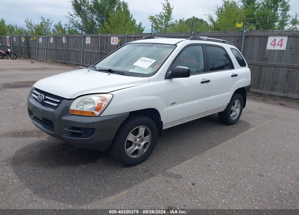 2008 KIA SPORTAGE LX VIN: KNDJE724387462683