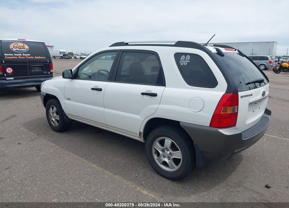 2008 KIA SPORTAGE LX VIN: KNDJE724387462683