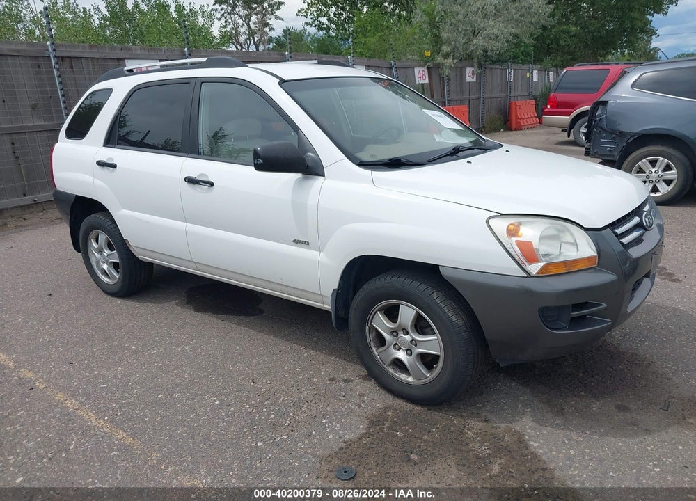 2008 KIA SPORTAGE LX VIN: KNDJE724387462683