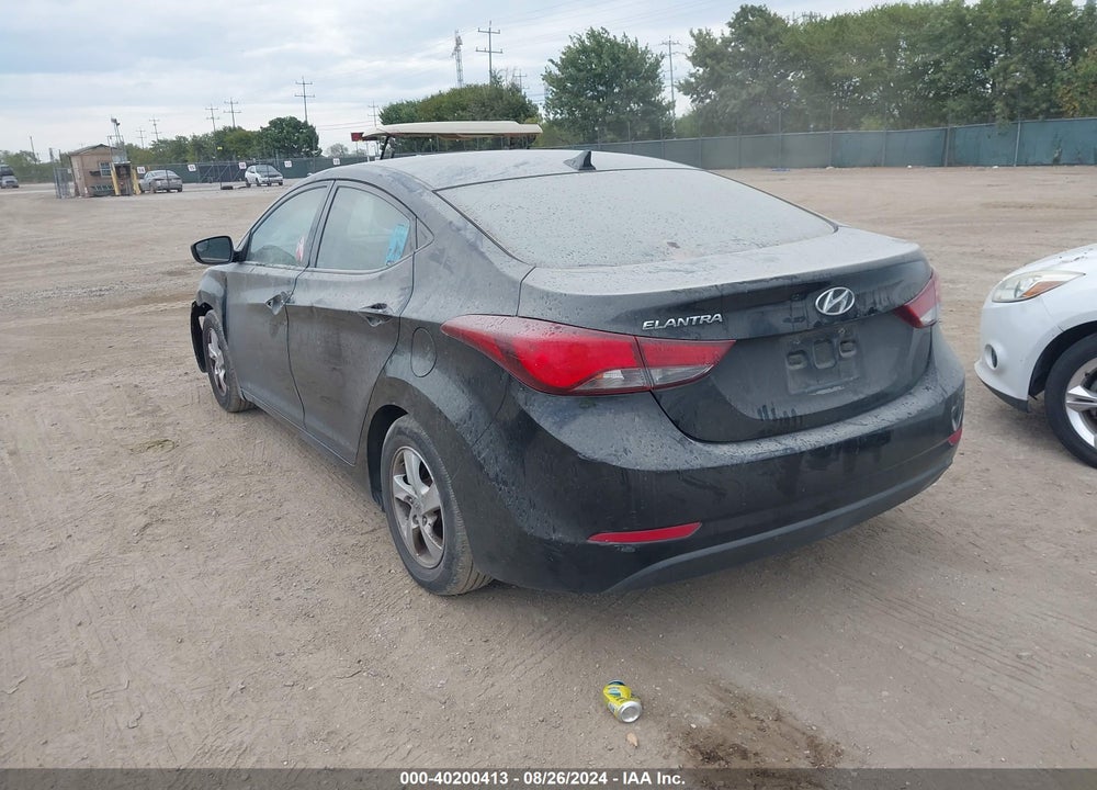 2014 HYUNDAI ELANTRA SE VIN: 5NPDH4AE0EH536825