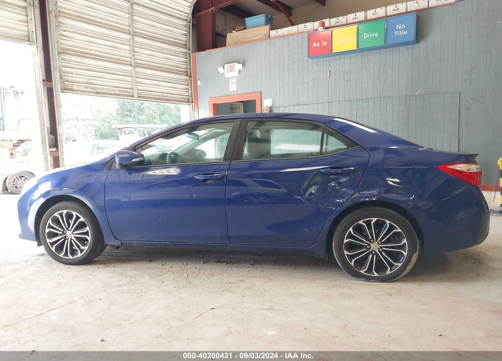 2016 TOYOTA COROLLA S PLUS VIN: 2T1BURHE5GC650198