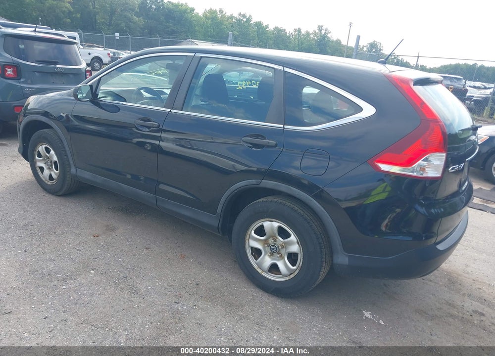 2013 HONDA CR-V LX VIN: 5J6RM4H33DL012921