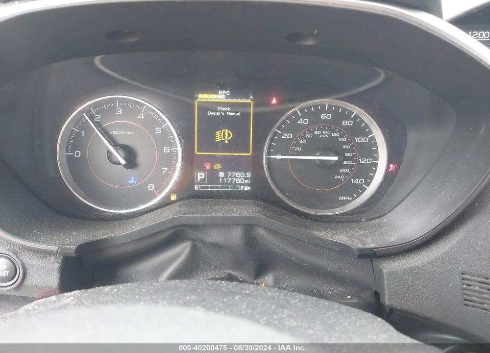 2019 SUBARU CROSSTREK 2.0I LIMITED VIN: JF2GTANC1K8291080