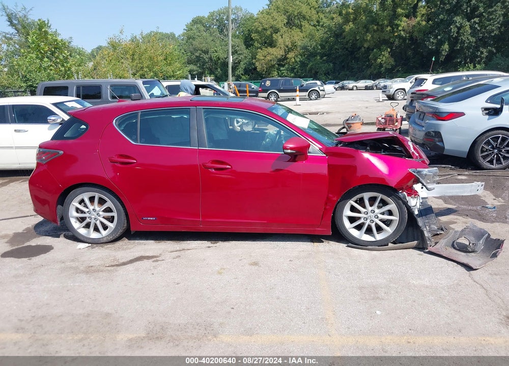2011 LEXUS CT 200H PREMIUM VIN: JTHKD5BH0B2026388