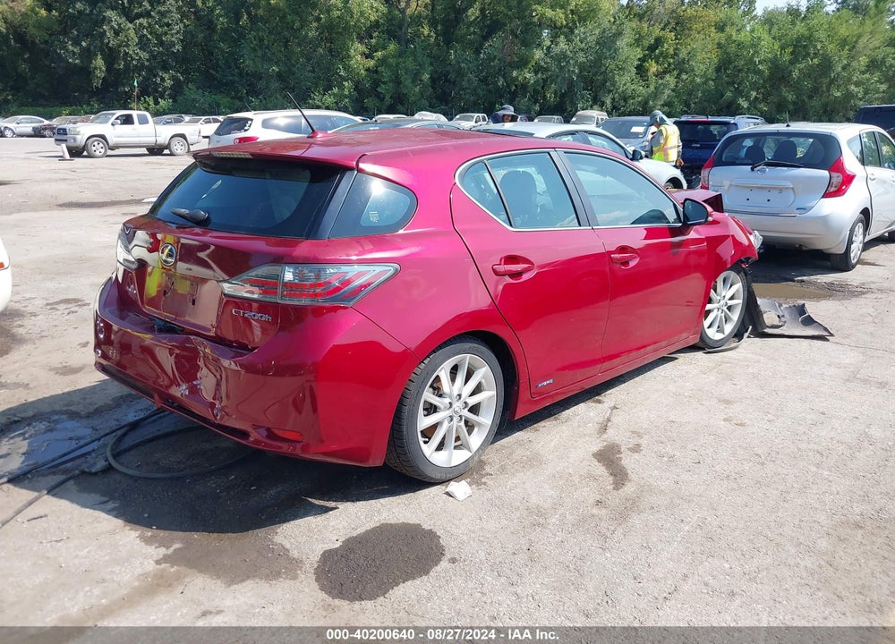 2011 LEXUS CT 200H PREMIUM VIN: JTHKD5BH0B2026388