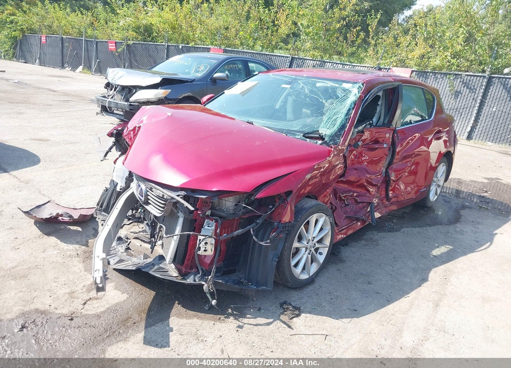 2011 LEXUS CT 200H PREMIUM VIN: JTHKD5BH0B2026388