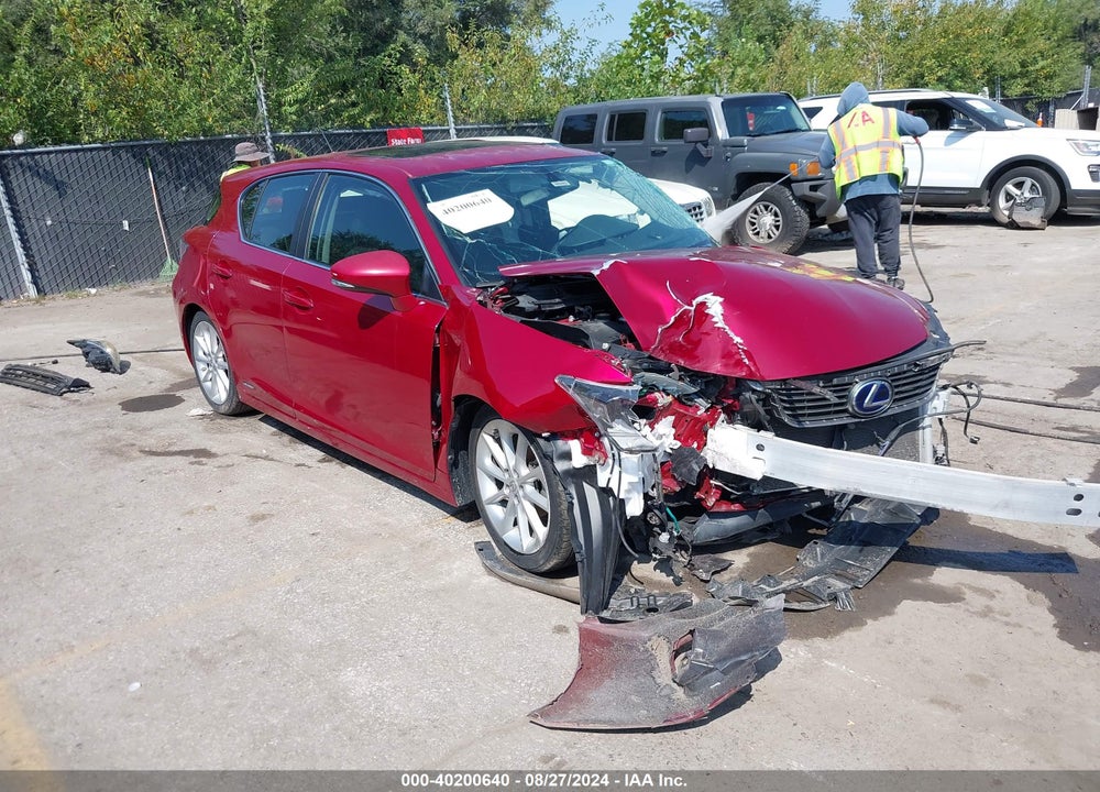 2011 LEXUS CT 200H PREMIUM VIN: JTHKD5BH0B2026388