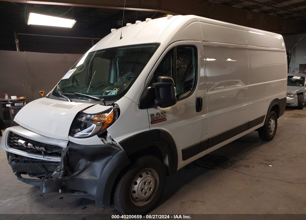 2021 RAM PROMASTER 2500 HIGH ROOF 159 WB VIN: 3C6LRVDG1ME565630