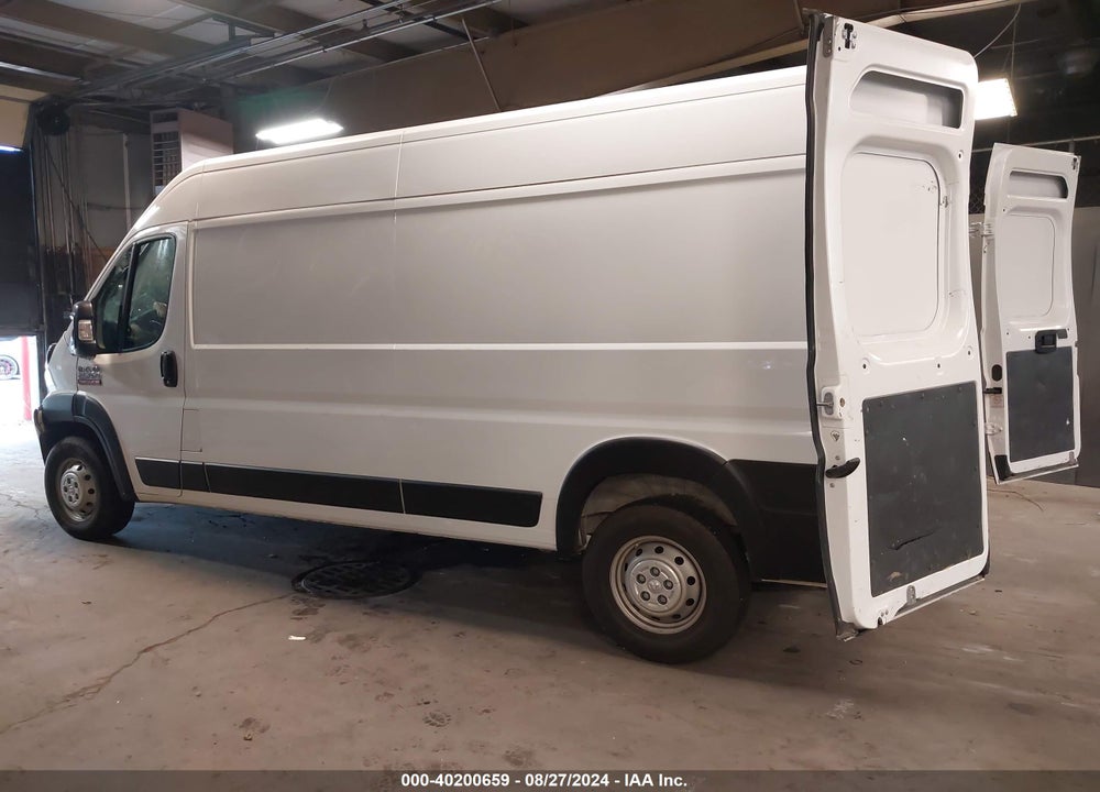 2021 RAM PROMASTER 2500 HIGH ROOF 159 WB VIN: 3C6LRVDG1ME565630