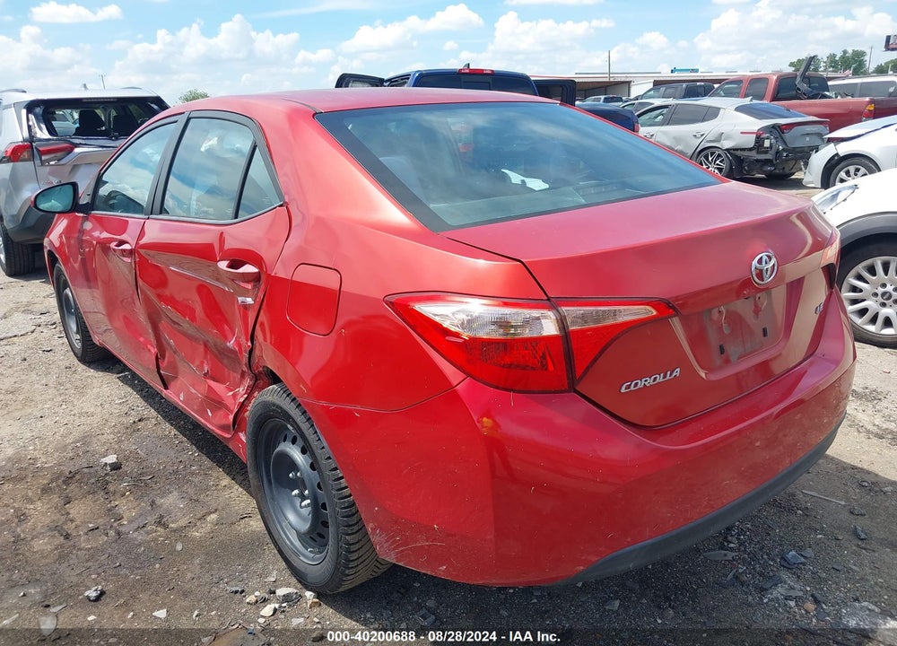 2017 TOYOTA COROLLA LE VIN: 5YFBURHE9HP657513