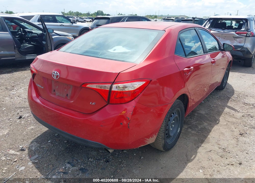 2017 TOYOTA COROLLA LE VIN: 5YFBURHE9HP657513