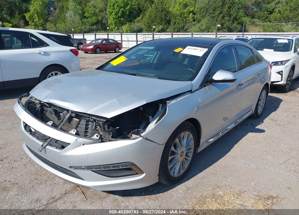 2015 HYUNDAI SONATA LIMITED VIN: 5NPE34AF6FH106195