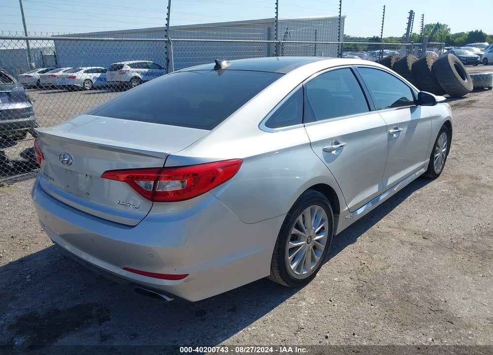 2015 HYUNDAI SONATA LIMITED VIN: 5NPE34AF6FH106195