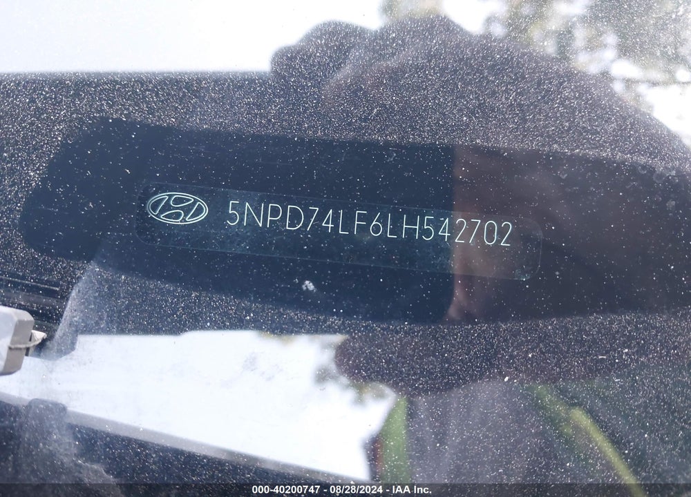 2020 HYUNDAI ELANTRA SE VIN: 5NPD74LF6LH542702