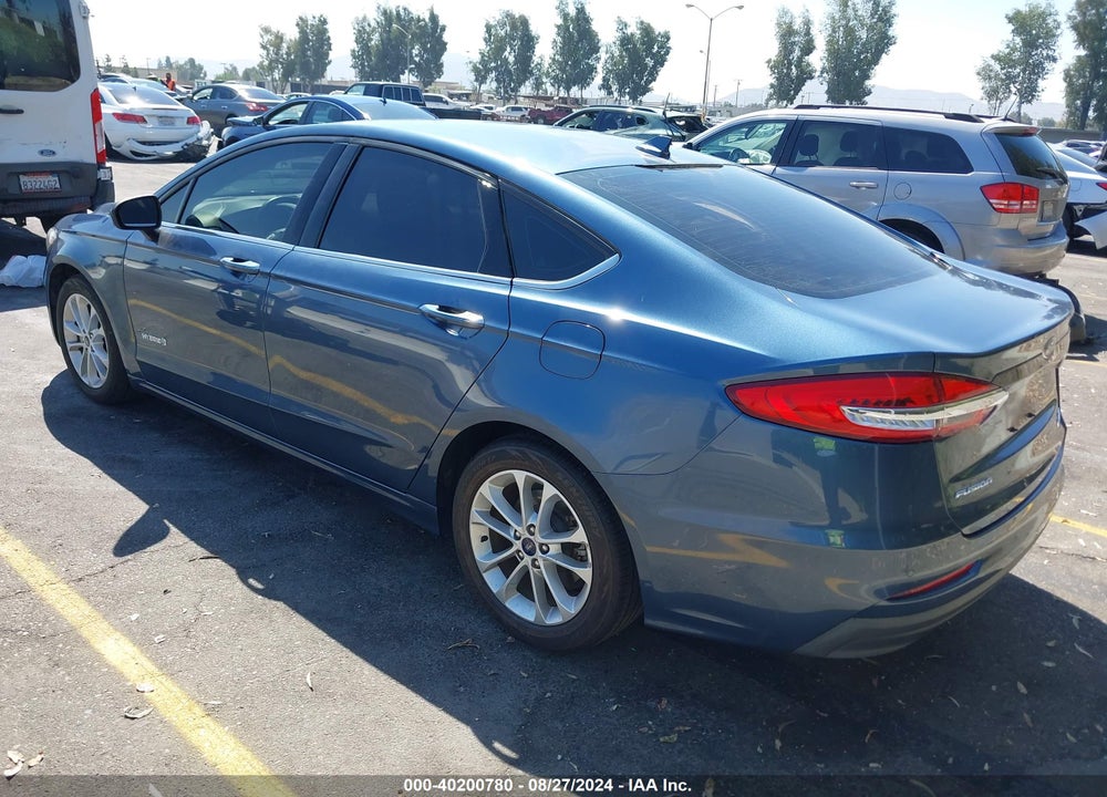 2019 FORD FUSION HYBRID SE VIN: 3FA6P0LU7KR100559