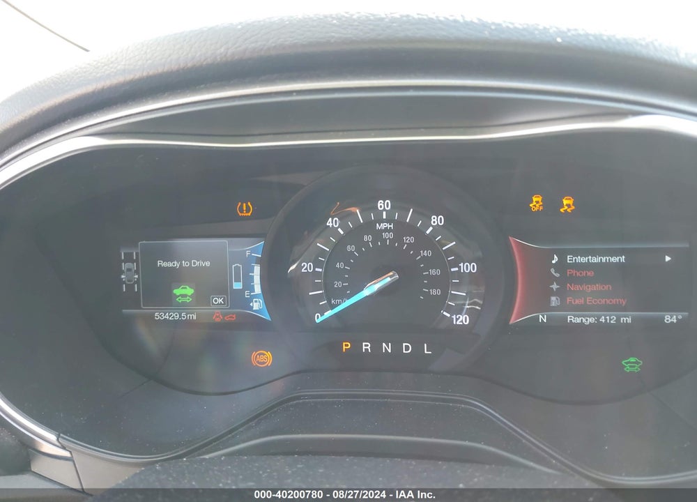 2019 FORD FUSION HYBRID SE VIN: 3FA6P0LU7KR100559