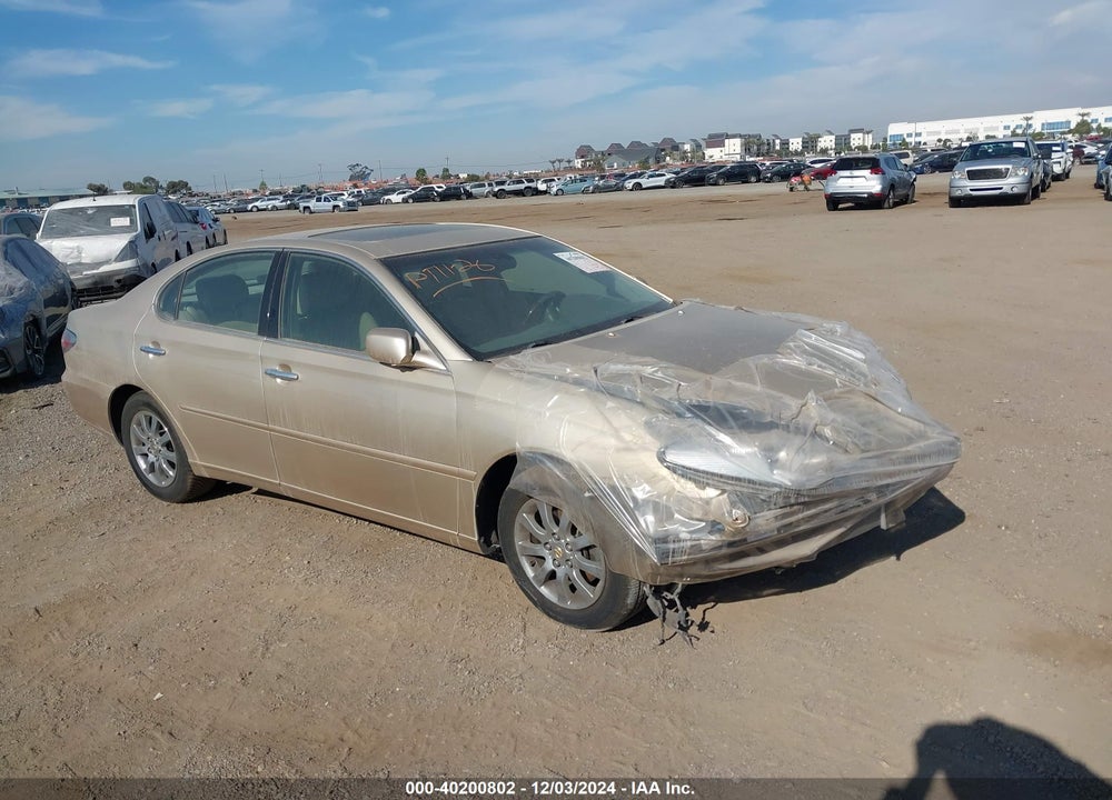 2003 LEXUS ES 300 VIN: JTHBF30GX30106416