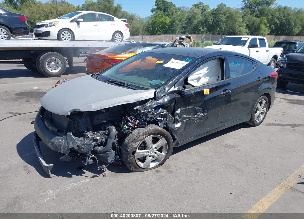 2013 HYUNDAI ELANTRA GLS VIN: KMHDH4AEXDU898712