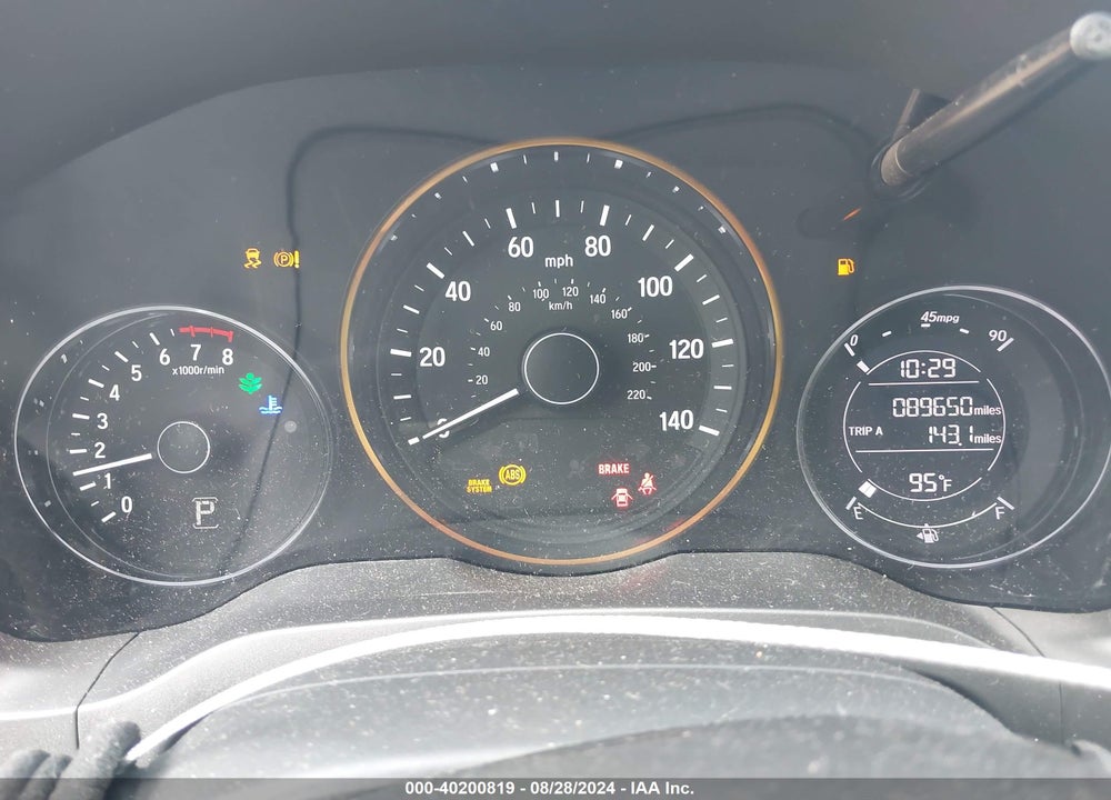 2017 HONDA HR-V LX VIN: 3CZRU5H39HG700155
