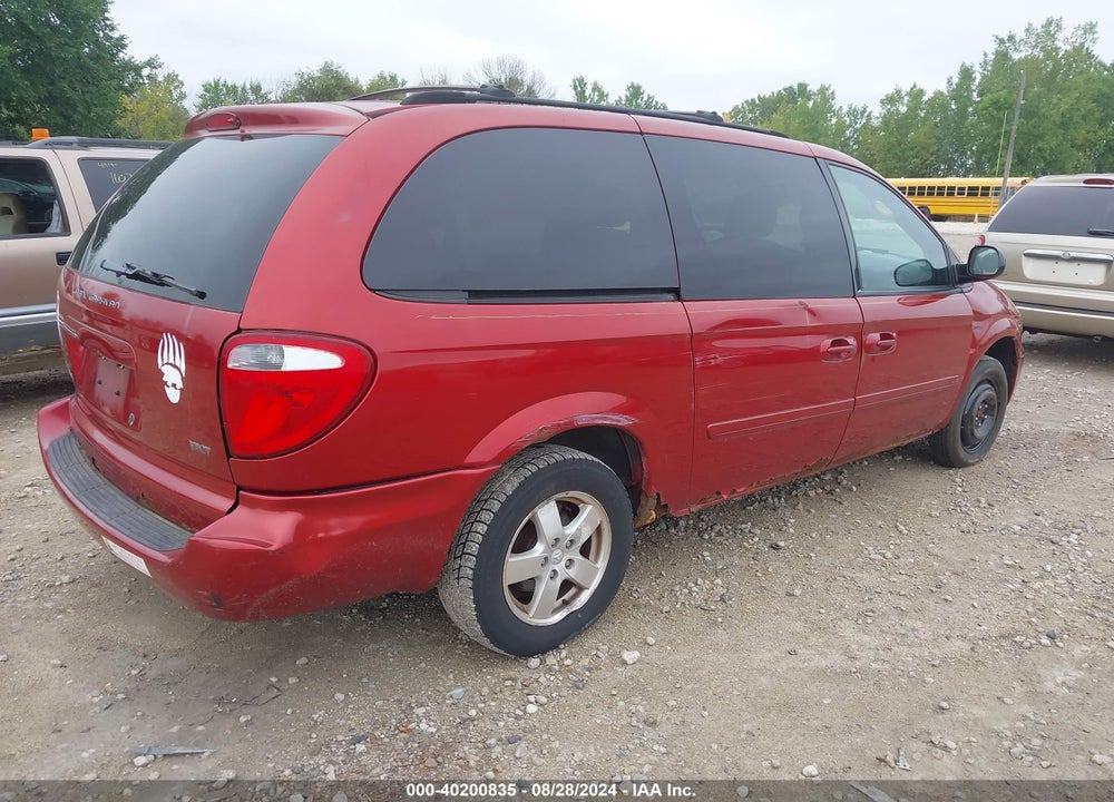 2007 DODGE GRAND CARAVAN SXT VIN: 2D4GP44L07R276977
