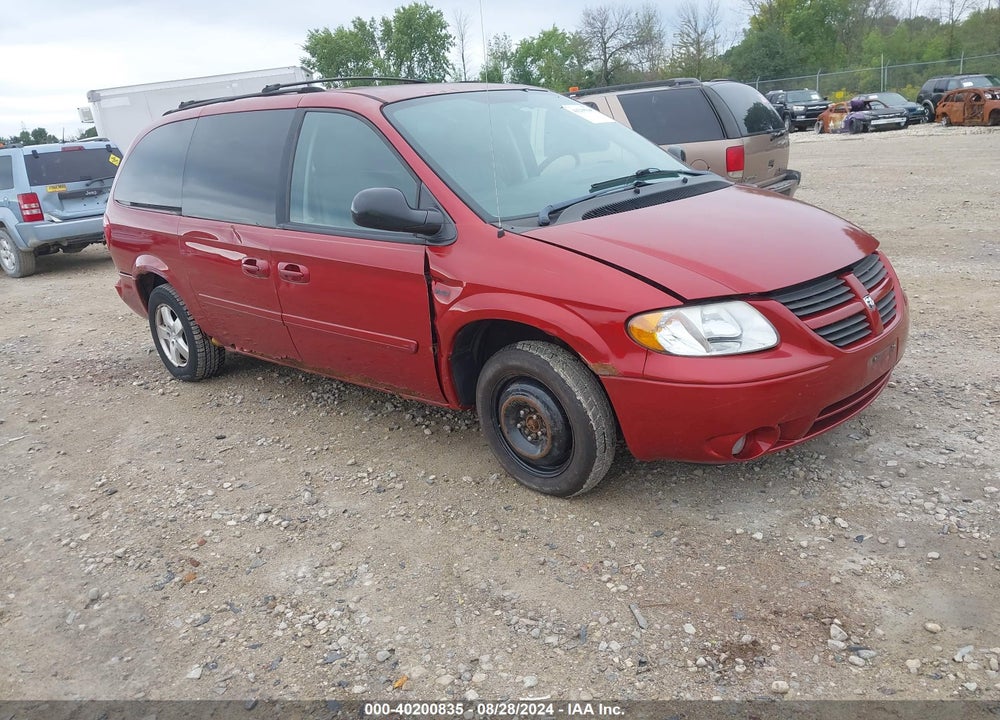 2007 DODGE GRAND CARAVAN SXT VIN: 2D4GP44L07R276977