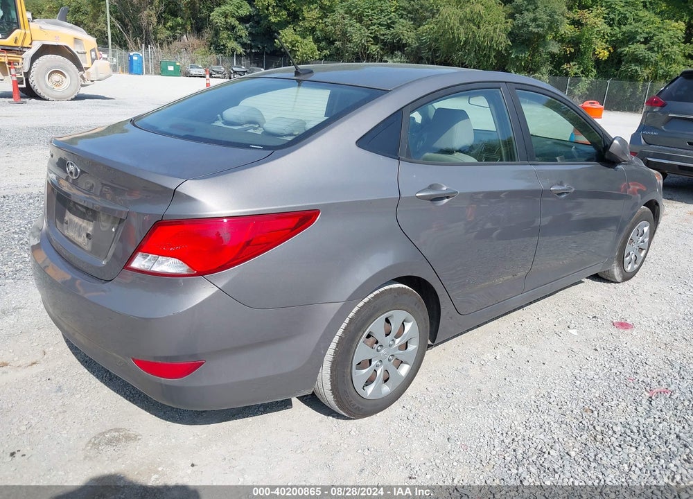 2017 HYUNDAI ACCENT SE VIN: KMHCT4AE5HU368258