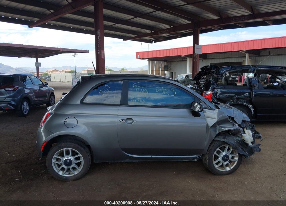 2012 FIAT 500 POP VIN: 3C3CFFAR4CT117068