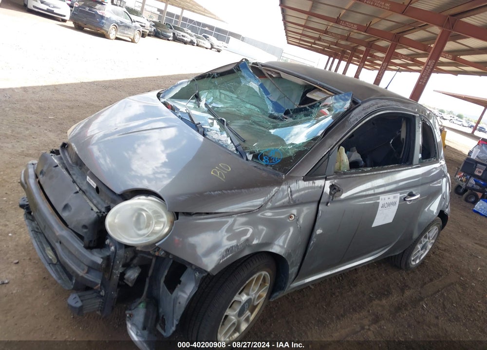 2012 FIAT 500 POP VIN: 3C3CFFAR4CT117068