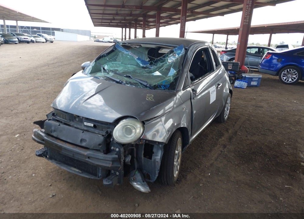 2012 FIAT 500 POP VIN: 3C3CFFAR4CT117068