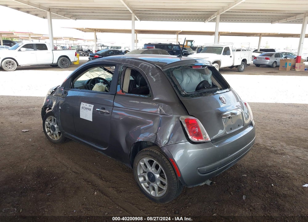 2012 FIAT 500 POP VIN: 3C3CFFAR4CT117068