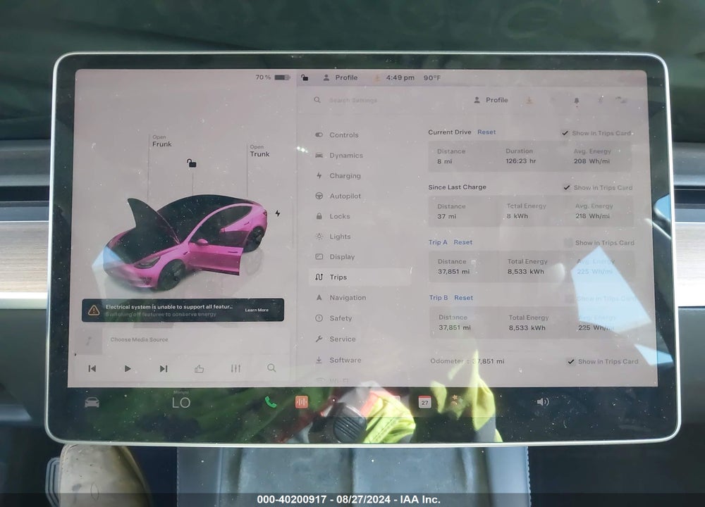 2023 TESLA MODEL 3 LONG RANGE DUAL MOTOR ALL-WHEEL DRIVE VIN: 5YJ3E1EB1PF660347