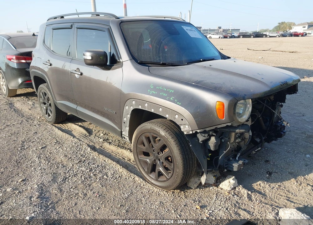 2016 JEEP RENEGADE JUSTICE VIN: ZACCJBBT3GPD75513