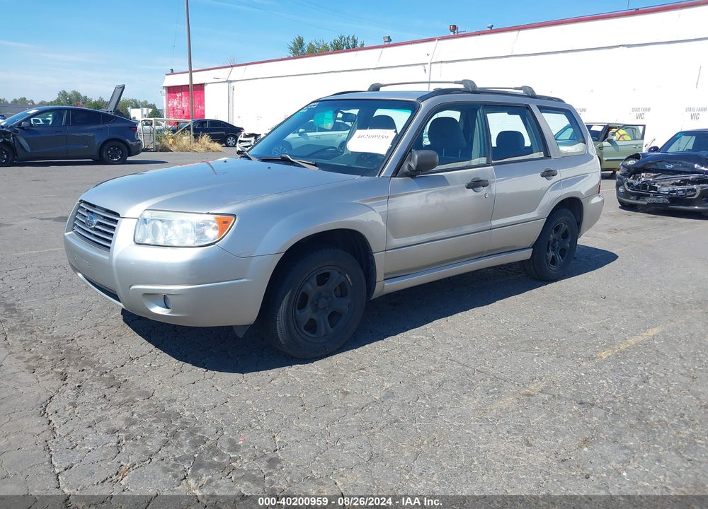 2006 SUBARU FORESTER 2.5X VIN: JF1SG63606H736718