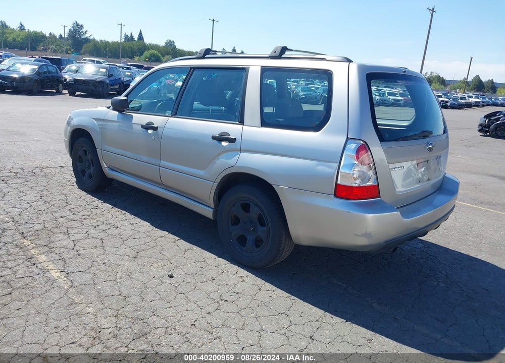 2006 SUBARU FORESTER 2.5X VIN: JF1SG63606H736718