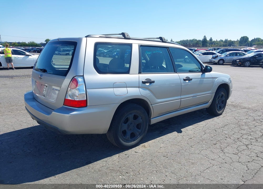 2006 SUBARU FORESTER 2.5X VIN: JF1SG63606H736718