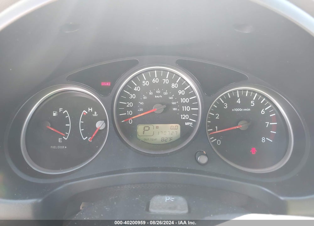 2006 SUBARU FORESTER 2.5X VIN: JF1SG63606H736718