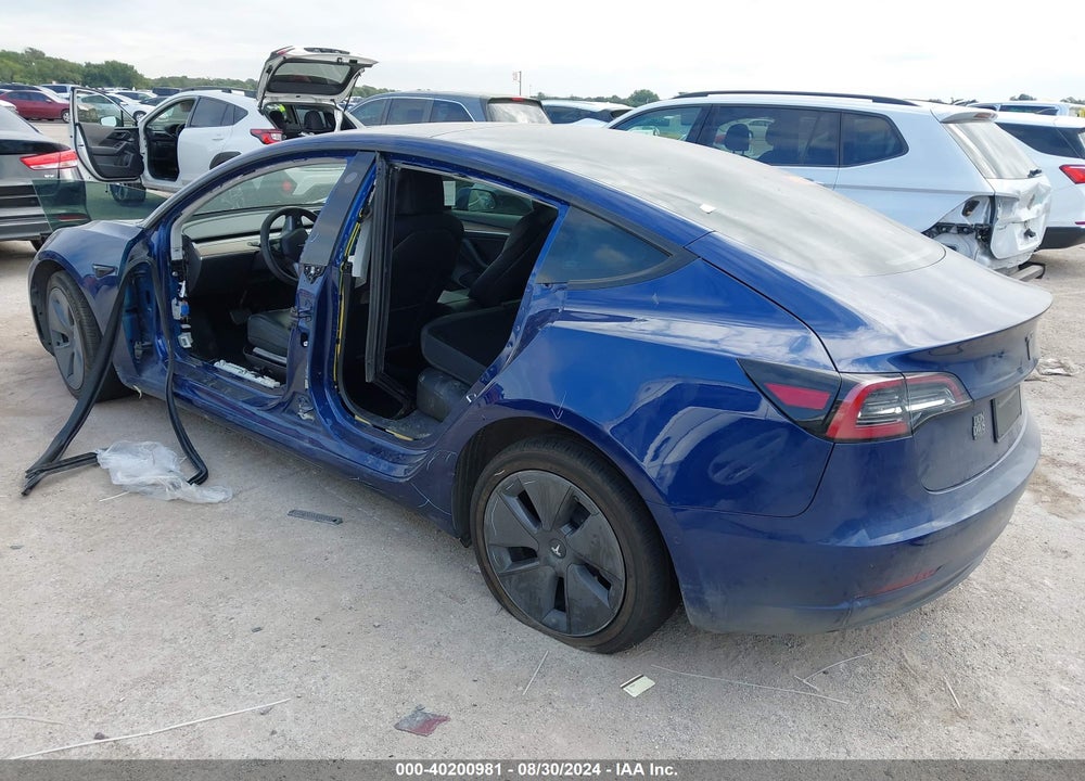 2021 TESLA MODEL 3 STANDARD RANGE PLUS REAR-WHEEL DRIVE VIN: 5YJ3E1EA2MF089700