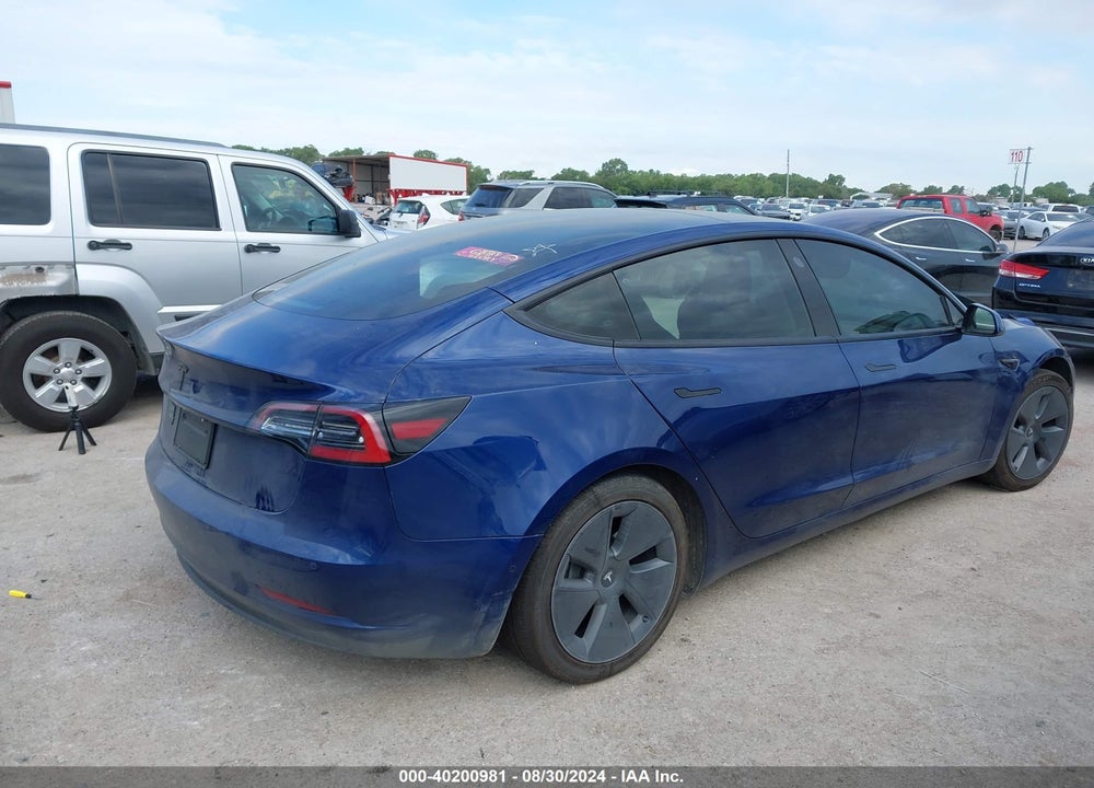 2021 TESLA MODEL 3 STANDARD RANGE PLUS REAR-WHEEL DRIVE VIN: 5YJ3E1EA2MF089700