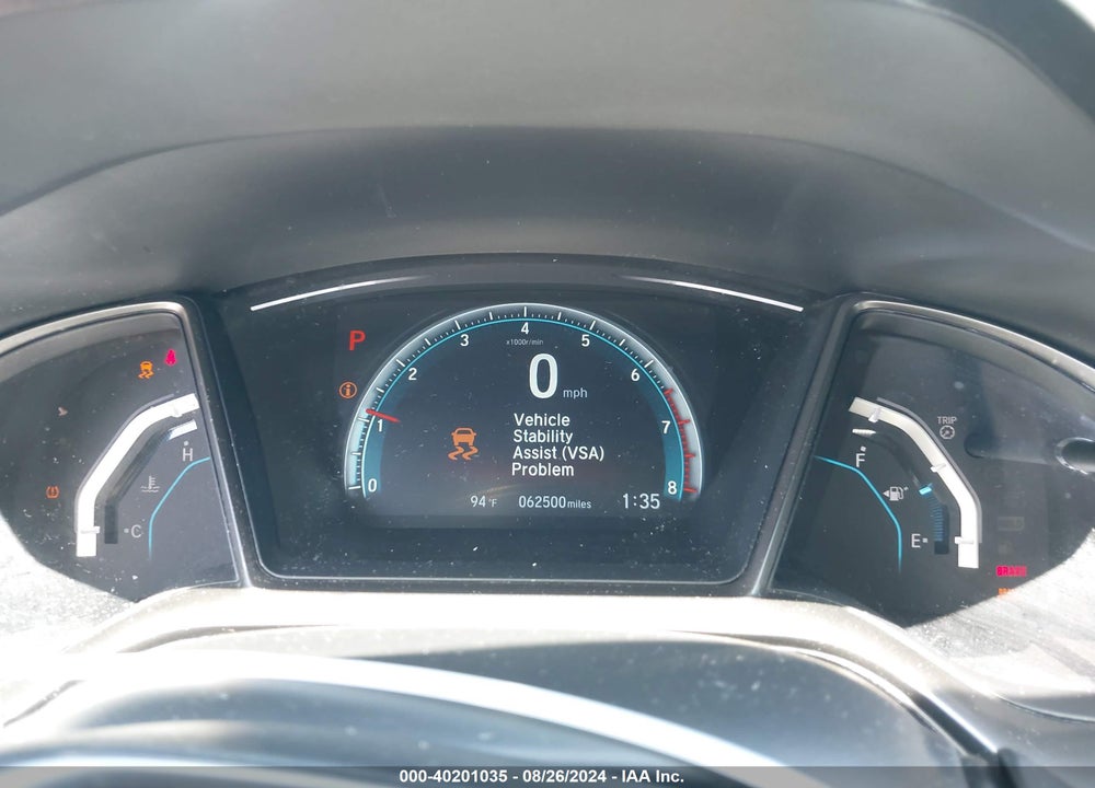 2018 HONDA CIVIC EX VIN: SHHFK7H54JU409150