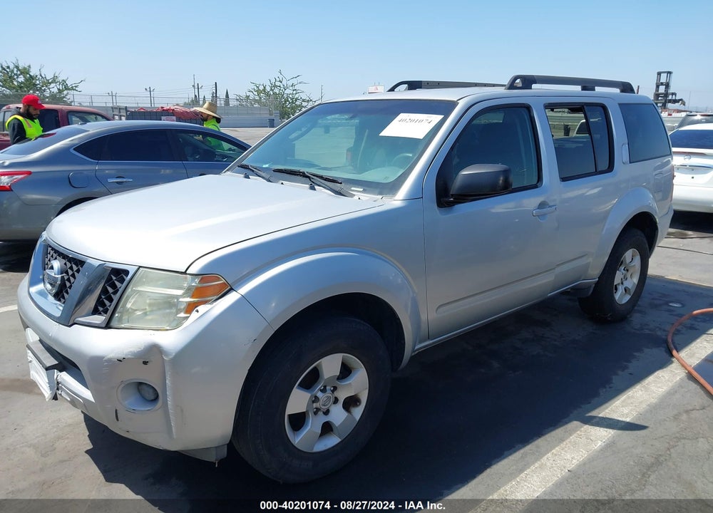 2008 NISSAN PATHFINDER S VIN: 5N1AR18U88C623668