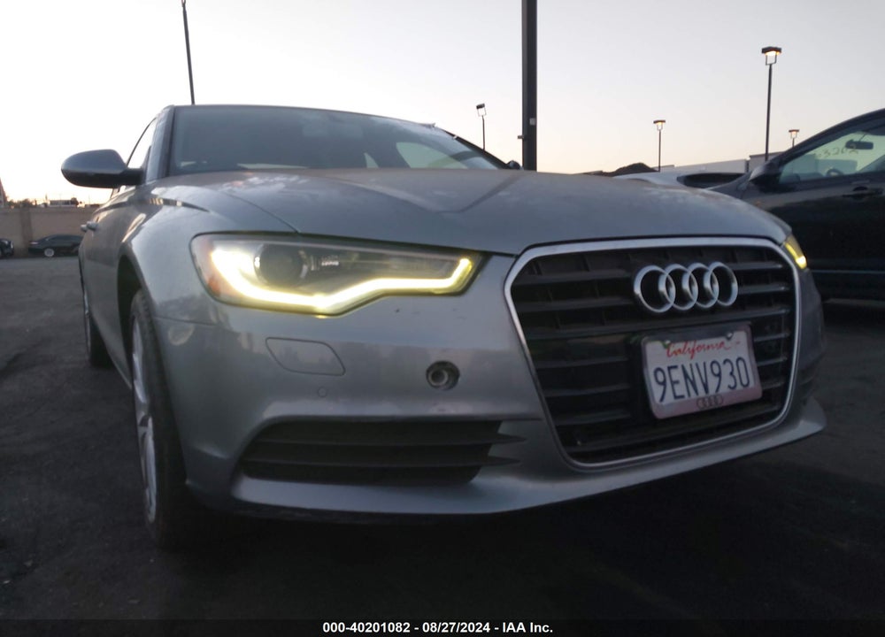 2012 AUDI A6 2.0T PREMIUM VIN: WAUDFAFC1CN078475