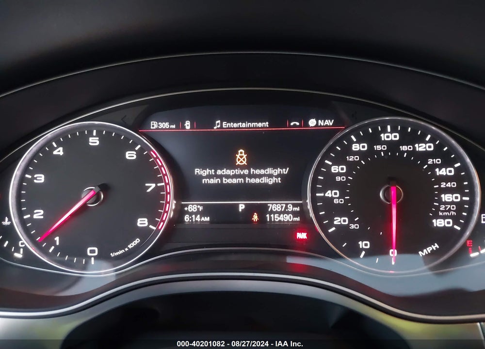 2012 AUDI A6 2.0T PREMIUM VIN: WAUDFAFC1CN078475
