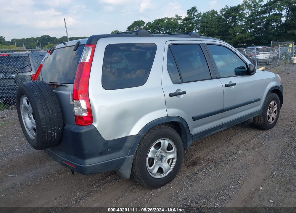 2005 HONDA CR-V LX VIN: JHLRD78595C004626