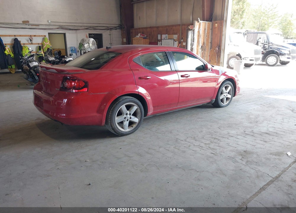 2012 DODGE AVENGER SXT VIN: 1C3CDZCB1CN313797