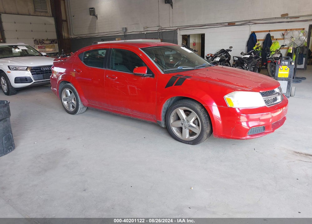 2012 DODGE AVENGER SXT VIN: 1C3CDZCB1CN313797