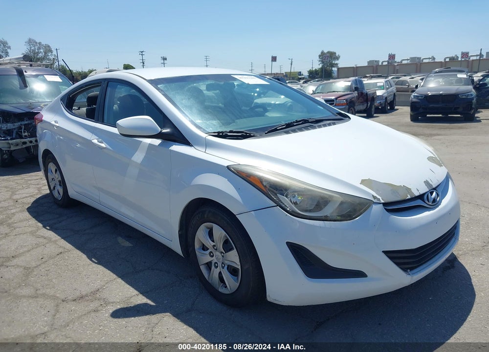 2016 HYUNDAI ELANTRA SE VIN: 5NPDH4AE4GH704940