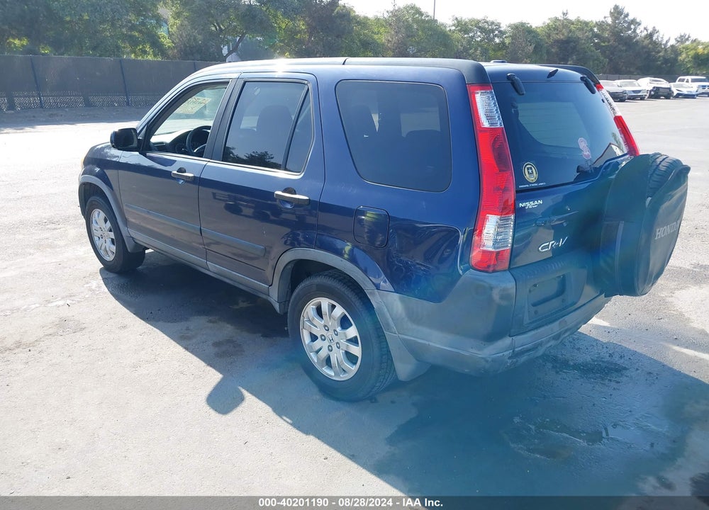 2006 HONDA CR-V EX VIN: JHLRD788X6C010771