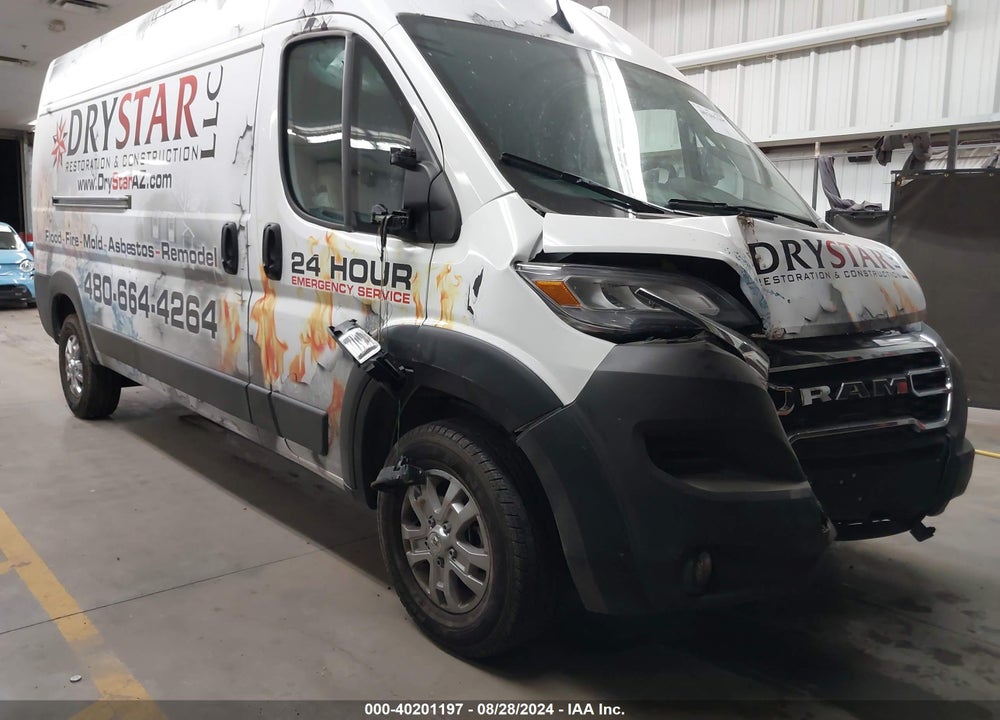 2024 RAM PROMASTER 2500 SLT HIGH ROOF 159 WB VIN: 3C6LRVDG1RE119260